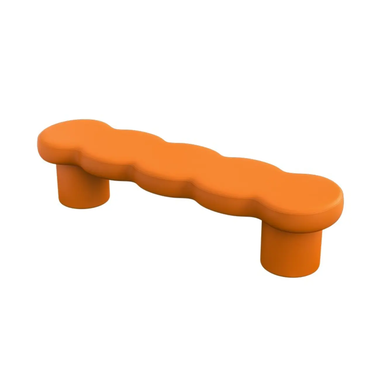 Upholstered Short Modern Solid Color Bench for Bedroom Image - 8 | homeyfad