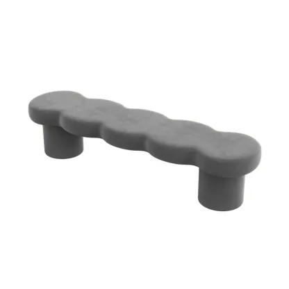 Upholstered Short Modern Solid Color Bench for Bedroom Image - 10