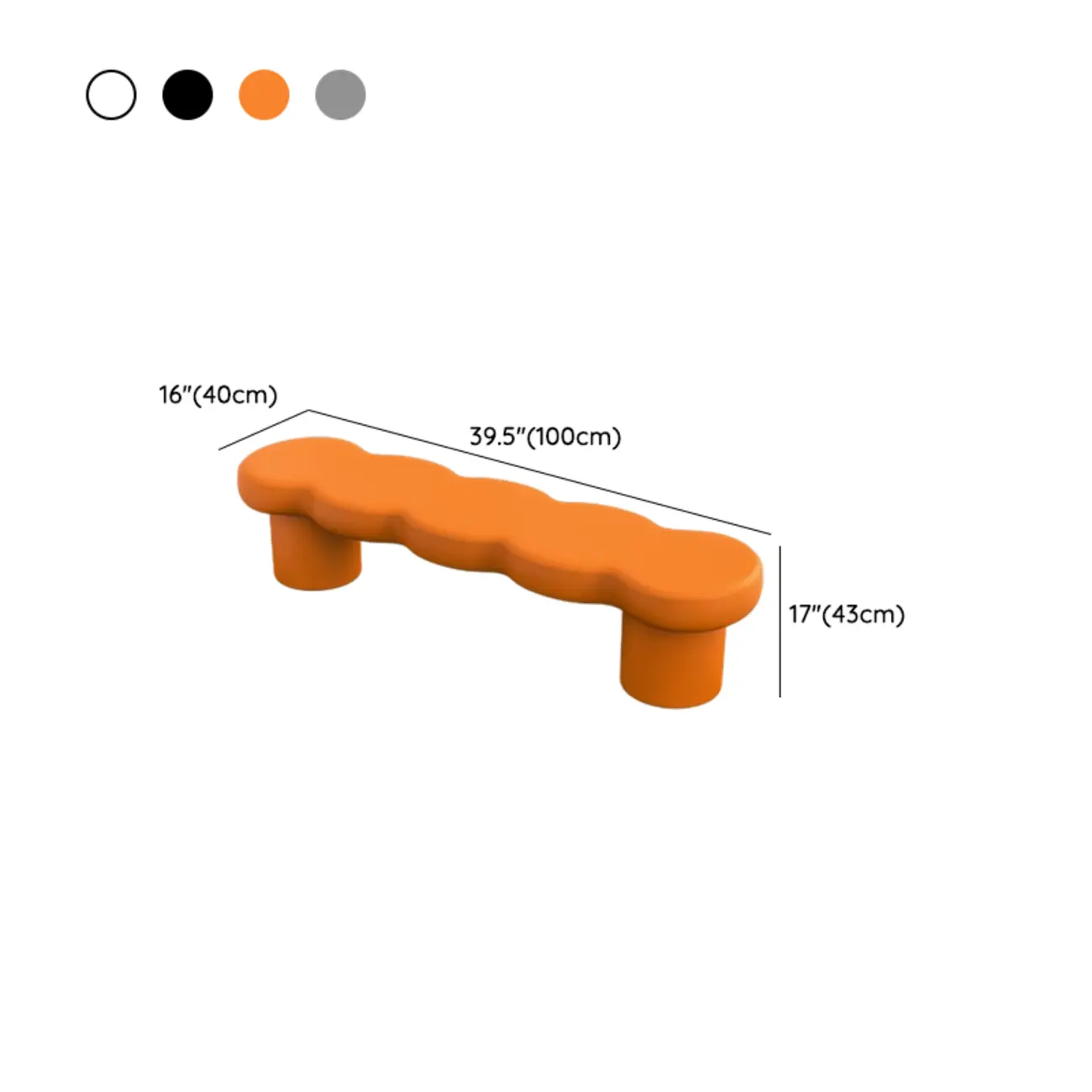 Upholstered Short Modern Solid Color Bench for Bedroom Image - 12 | homeyfad