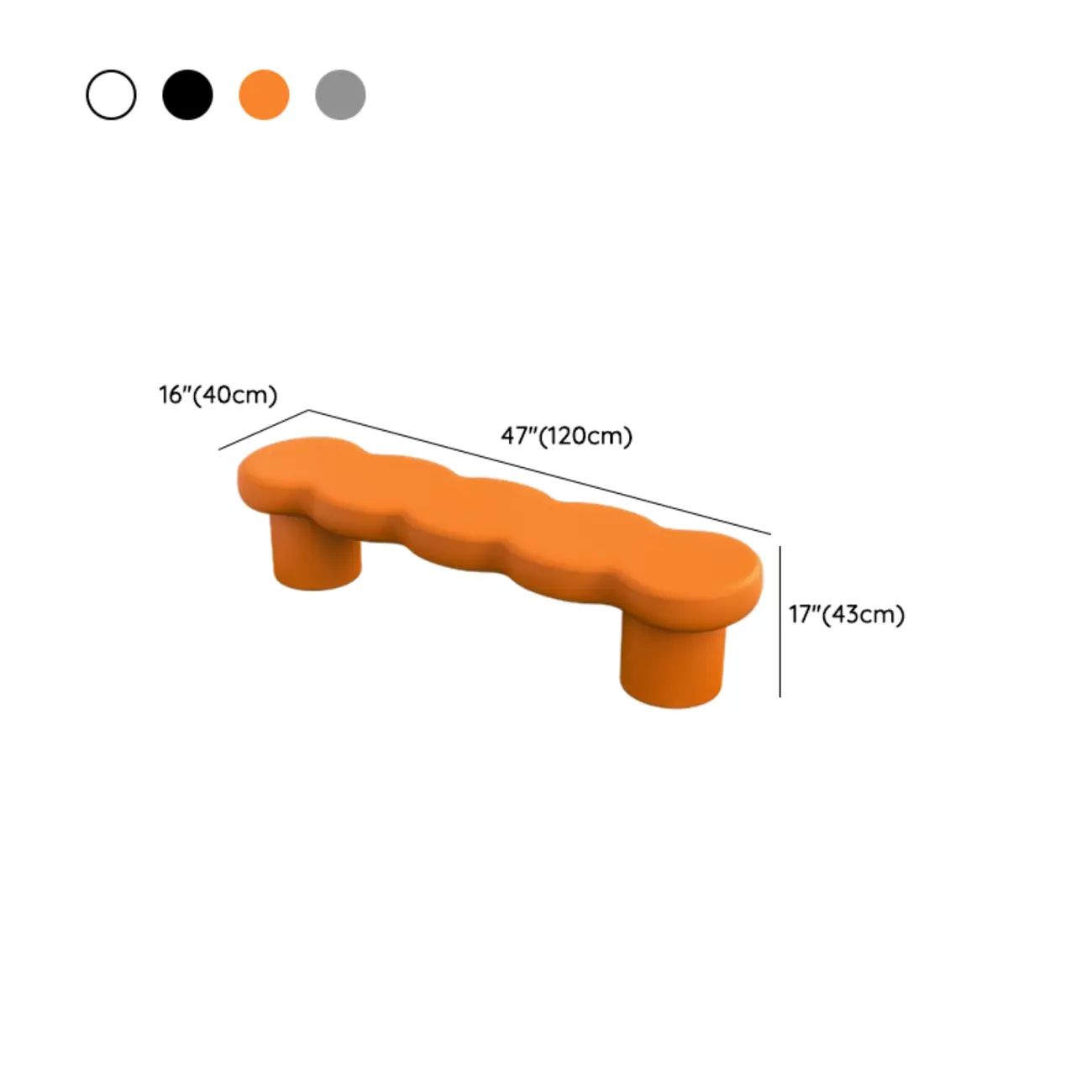 Upholstered Short Modern Solid Color Bench for Bedroom Image - 13 | homeyfad