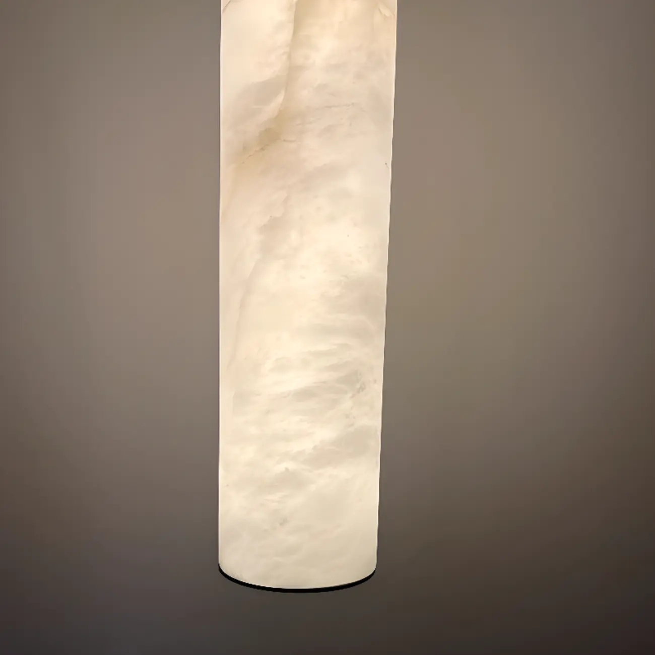 Indoor Stone Cylinder Hanging Pendant Light Adjustable Length Image - 11 | homeyfad