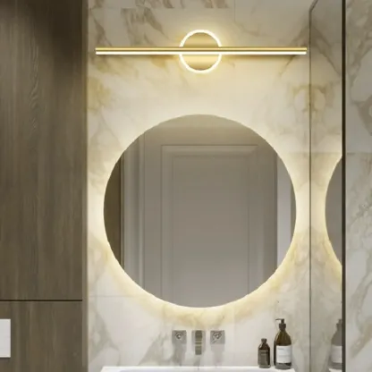 Timeless Gold 2-Light LED Vanity Light for Bathroom