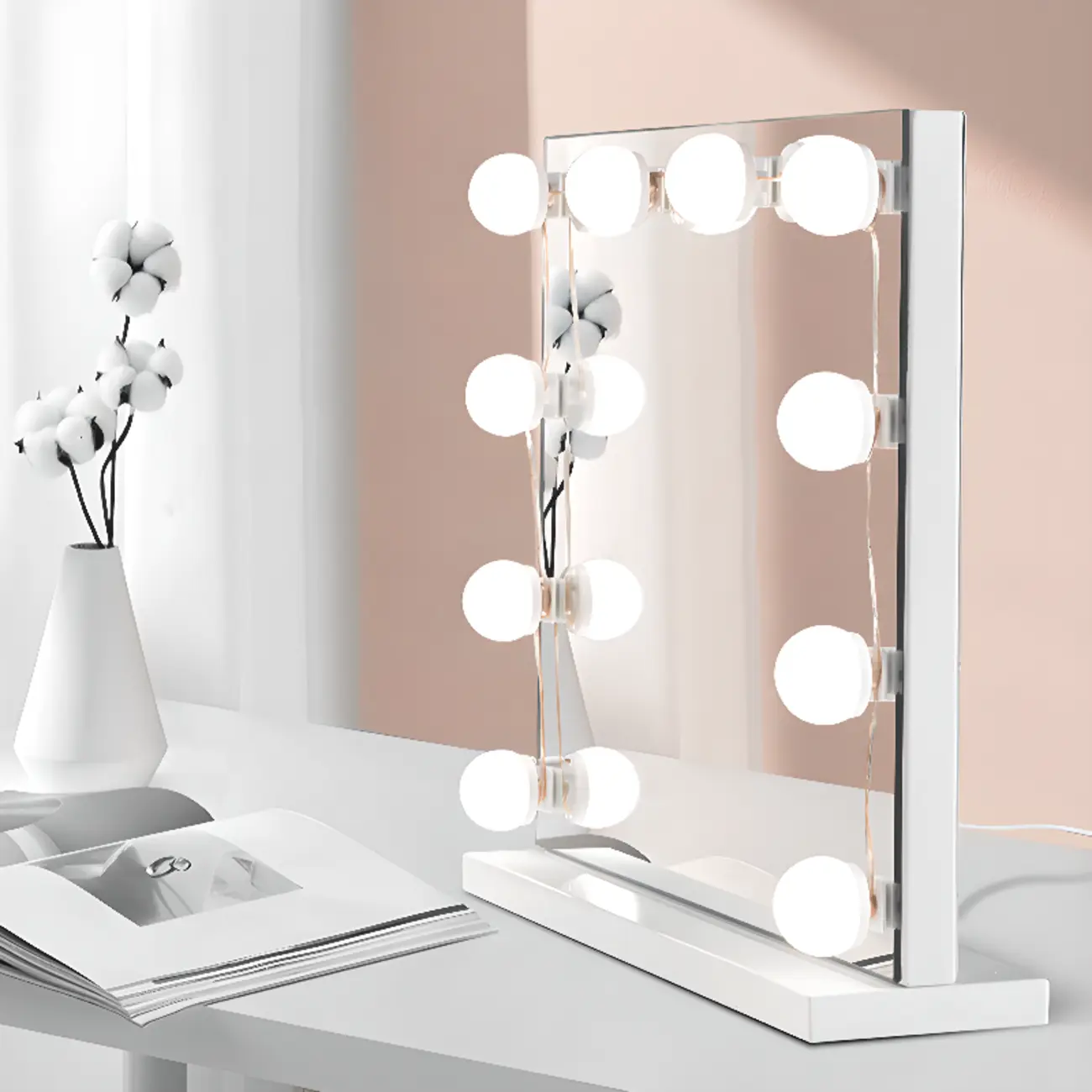 Modern Plastic LED Plug-In Vanity Light for Indoor Use | homeyfad
