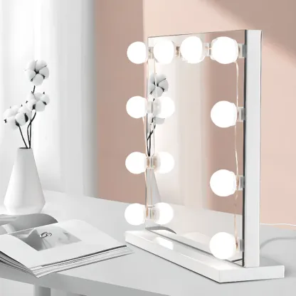 Modern Plastic LED Plug-In Vanity Light for Indoor Use