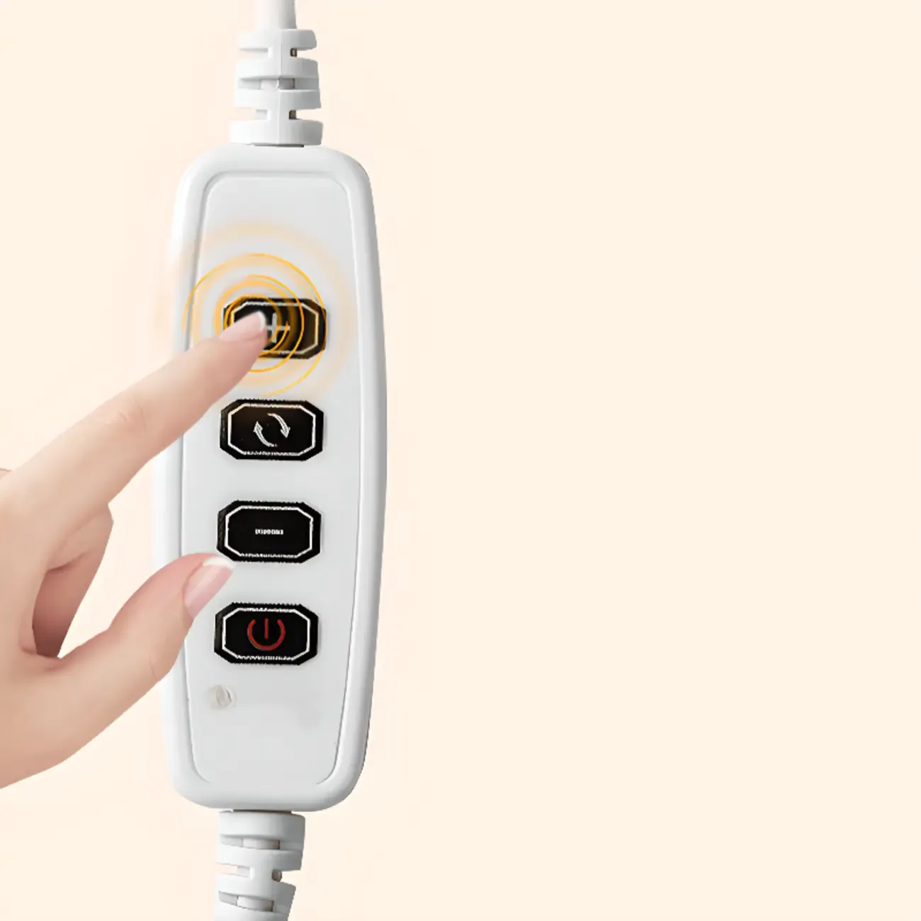 Modern Plastic LED Plug-In Vanity Light for Indoor Use