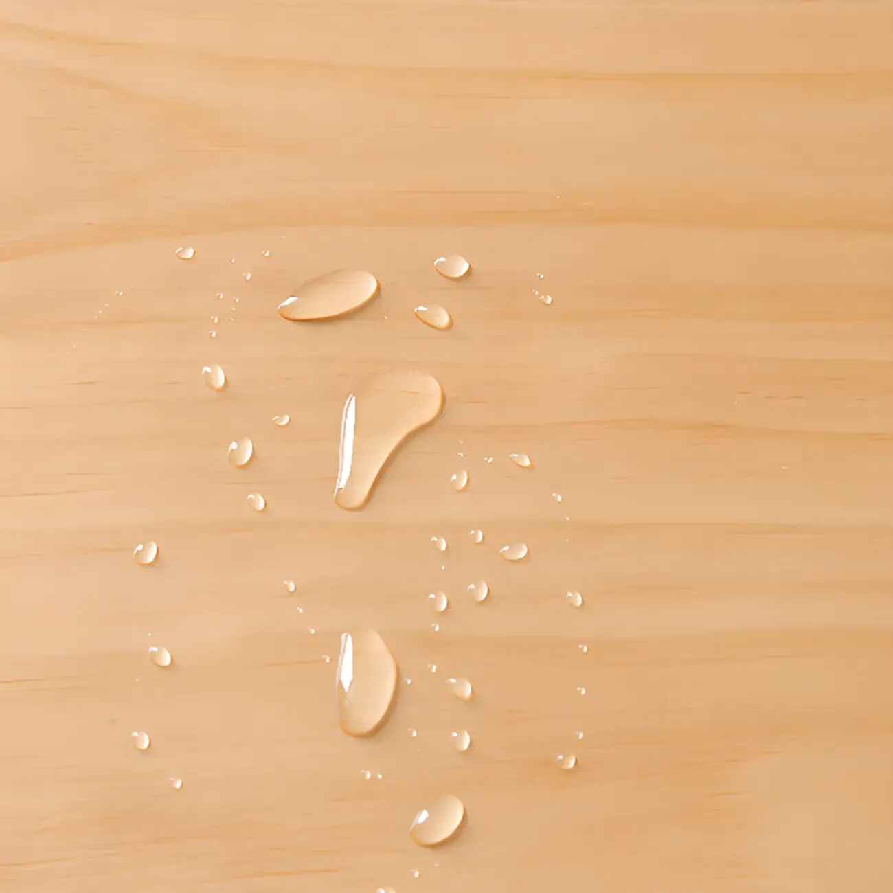 Wooden Square Modern Side Table with Block Base Image - 4