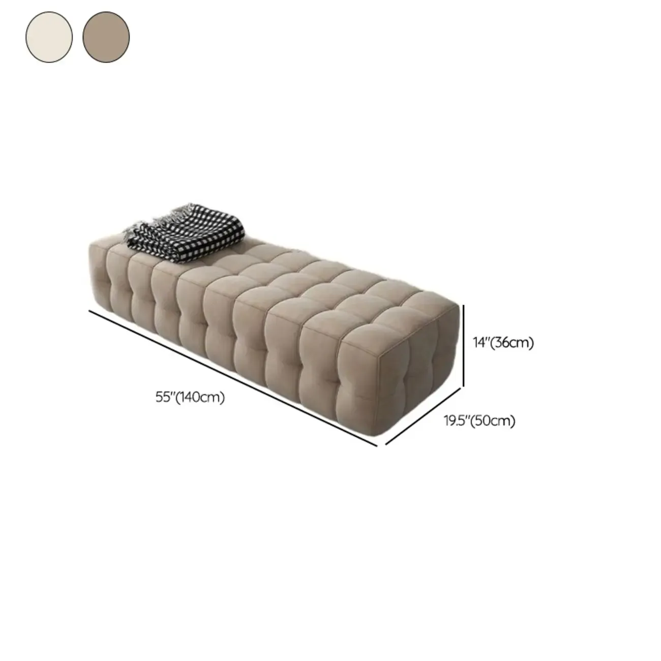 Modern Grey Velvet Upholstered Storage Bench for Bedroom Image - 11