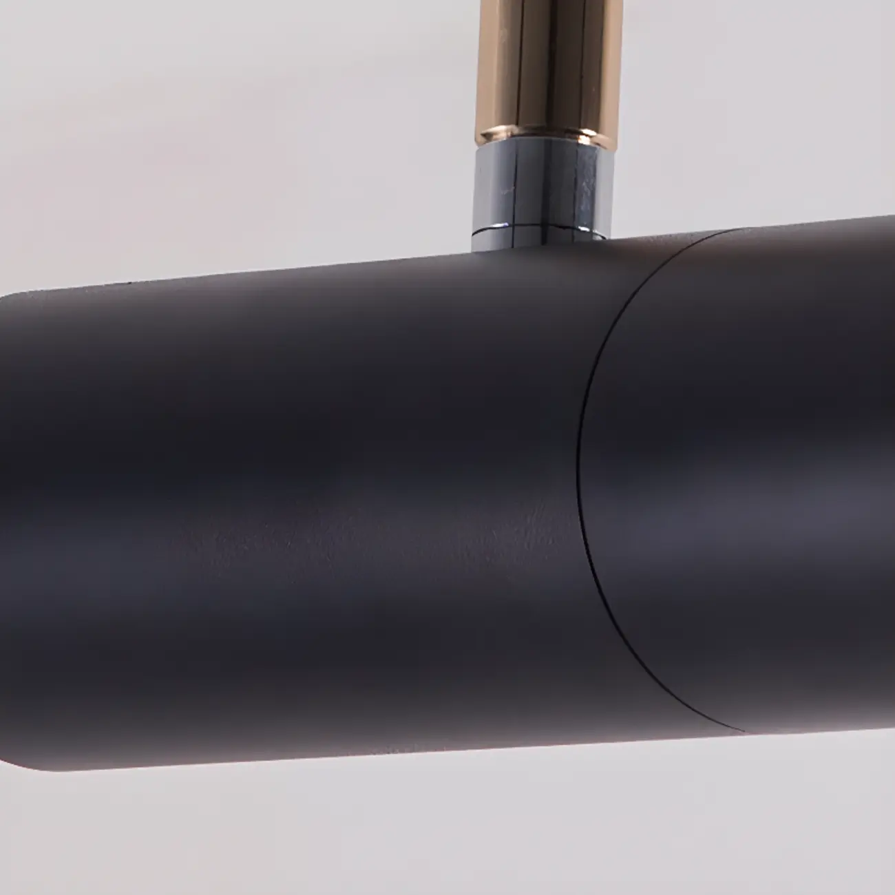 Black Metal Rotatable Cylinder Bi-pin Pendant Light Image - 9 | homeyfad