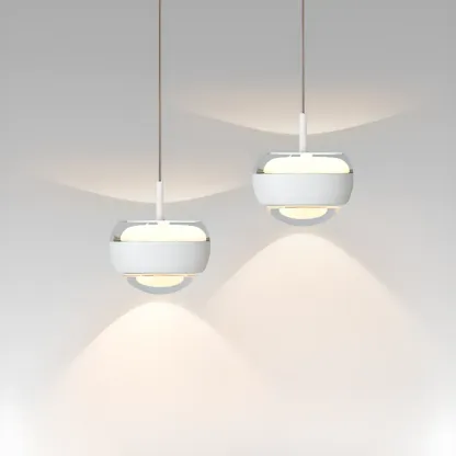 Bedroom Globe 2-Light  Pendant Light Hanging Fixture Image - 1