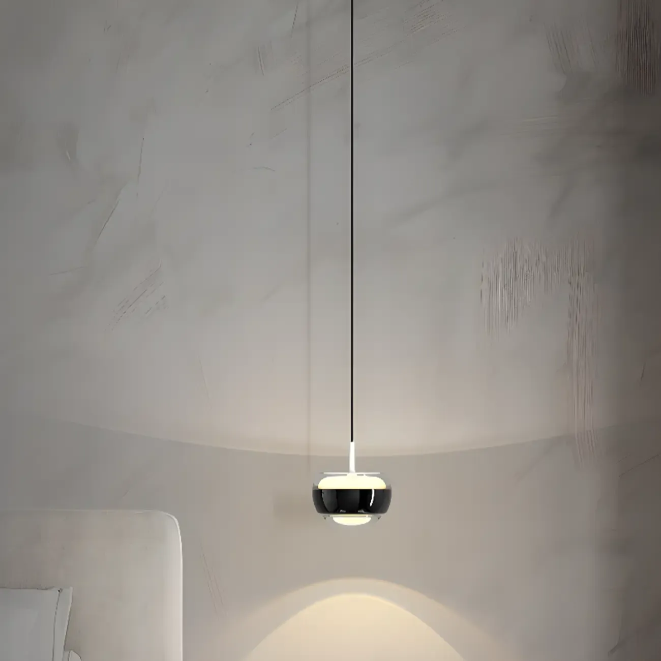 Bedroom Globe 2-Light  Pendant Light Hanging Fixture Image - 10