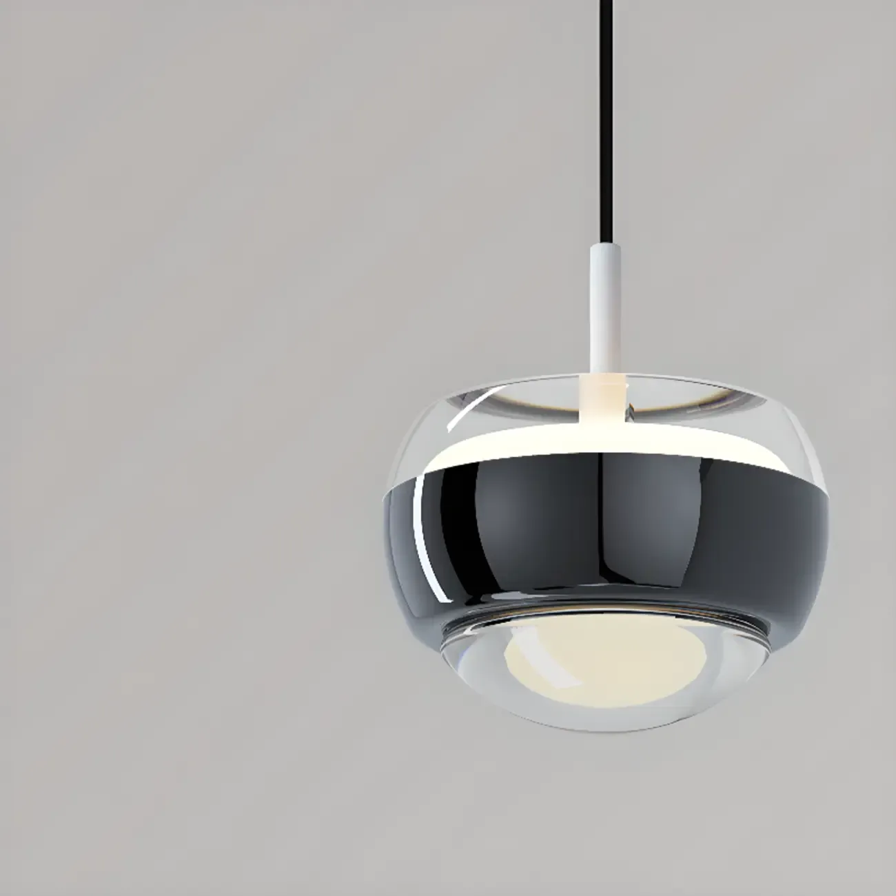 Bedroom Globe 2-Light  Pendant Light Hanging Fixture Image - 12