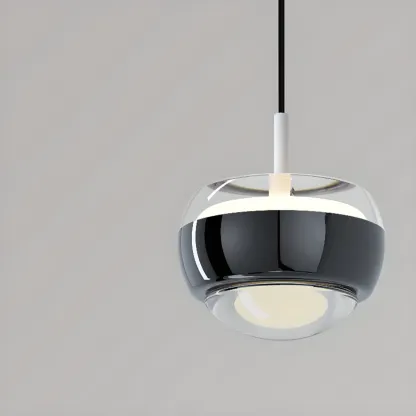 Bedroom Globe 2-Light  Pendant Light Hanging Fixture Image - 12