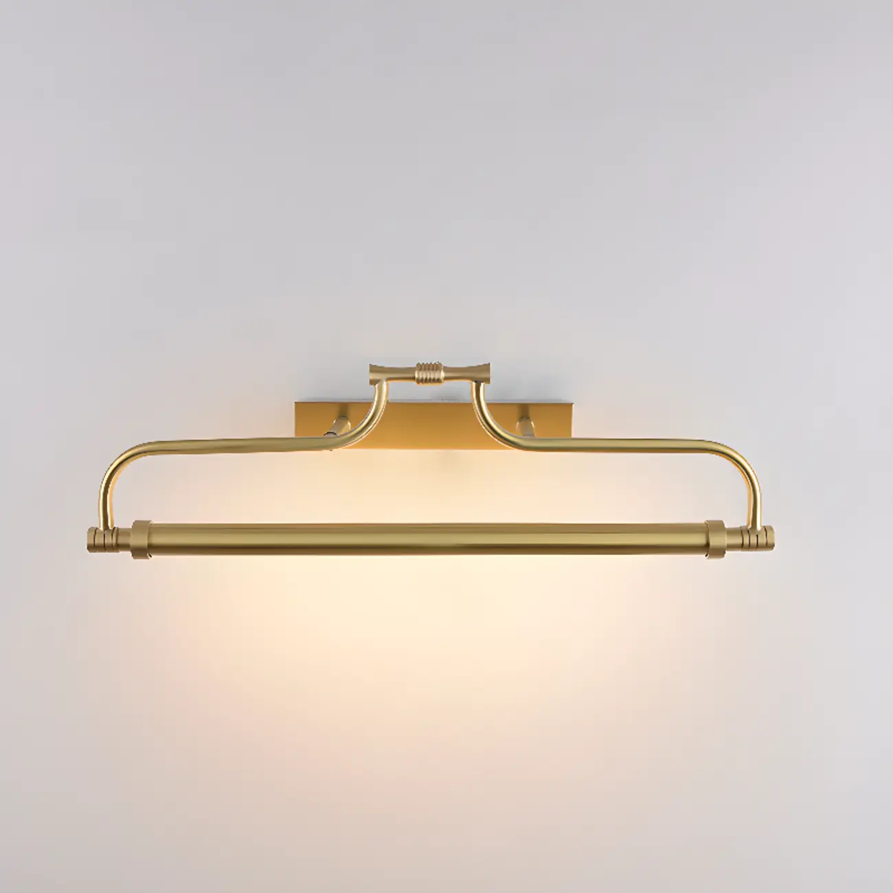 Brass Angular LED Vanity Light with Classic Design Image - 3 | homeyfad