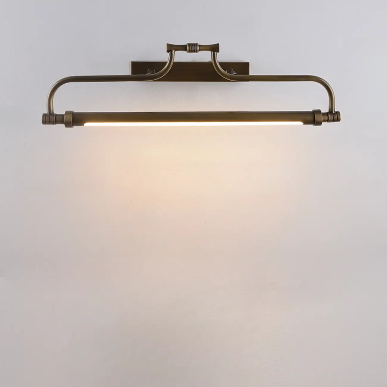 Brass Angular LED Vanity Light with Classic Design Image - 6 | homeyfad