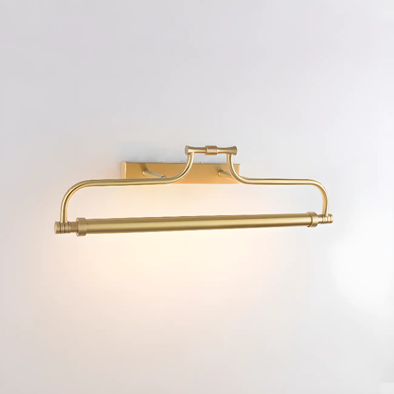 Brass Angular LED Vanity Light with Classic Design Image - 8 | homeyfad