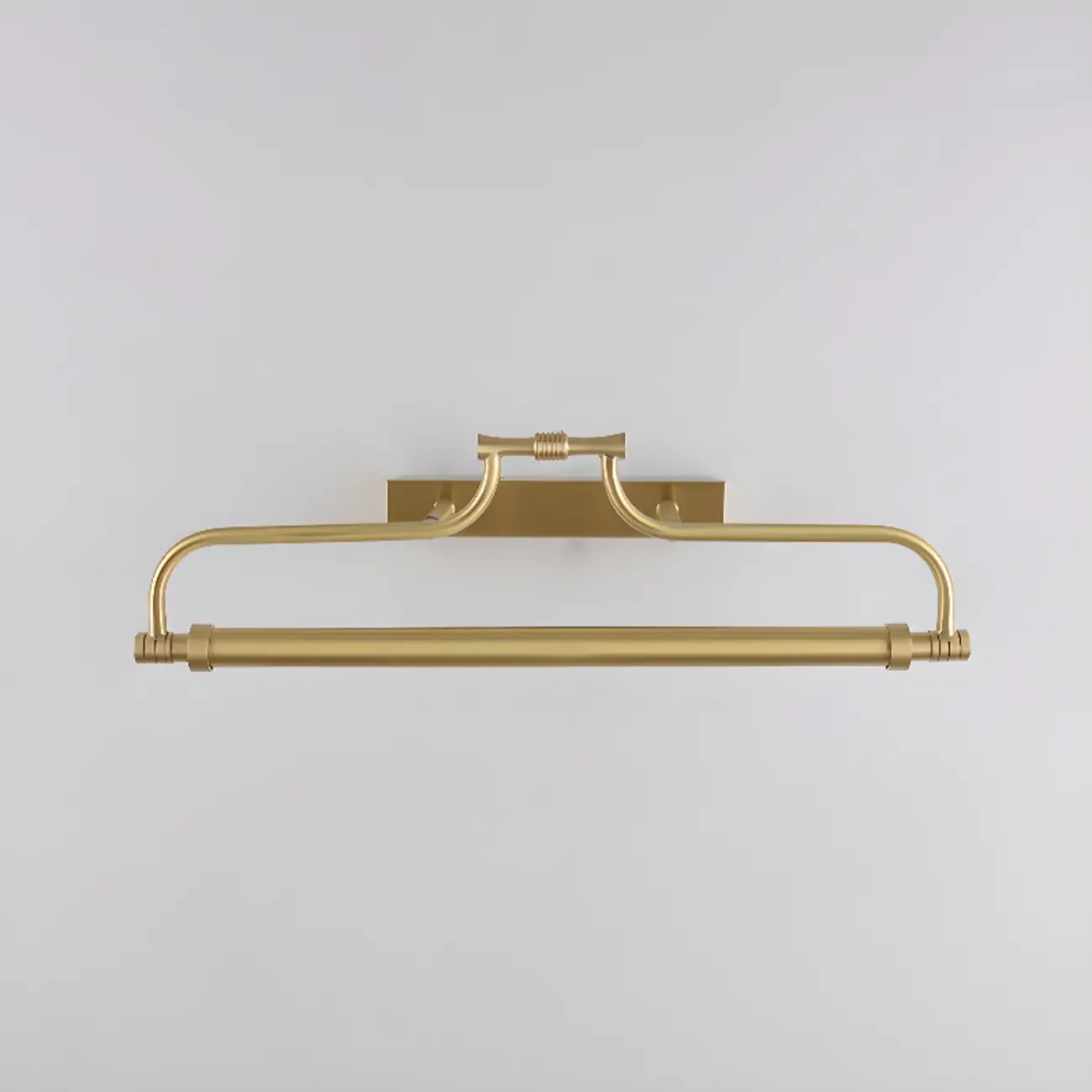 Brass Angular LED Vanity Light with Classic Design Image - 9