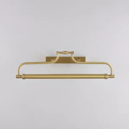 Brass Angular LED Vanity Light with Classic Design Image - 9