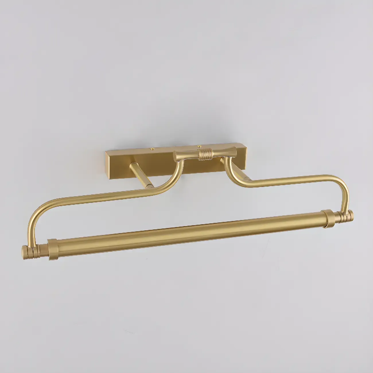 Brass Angular LED Vanity Light with Classic Design Image - 10