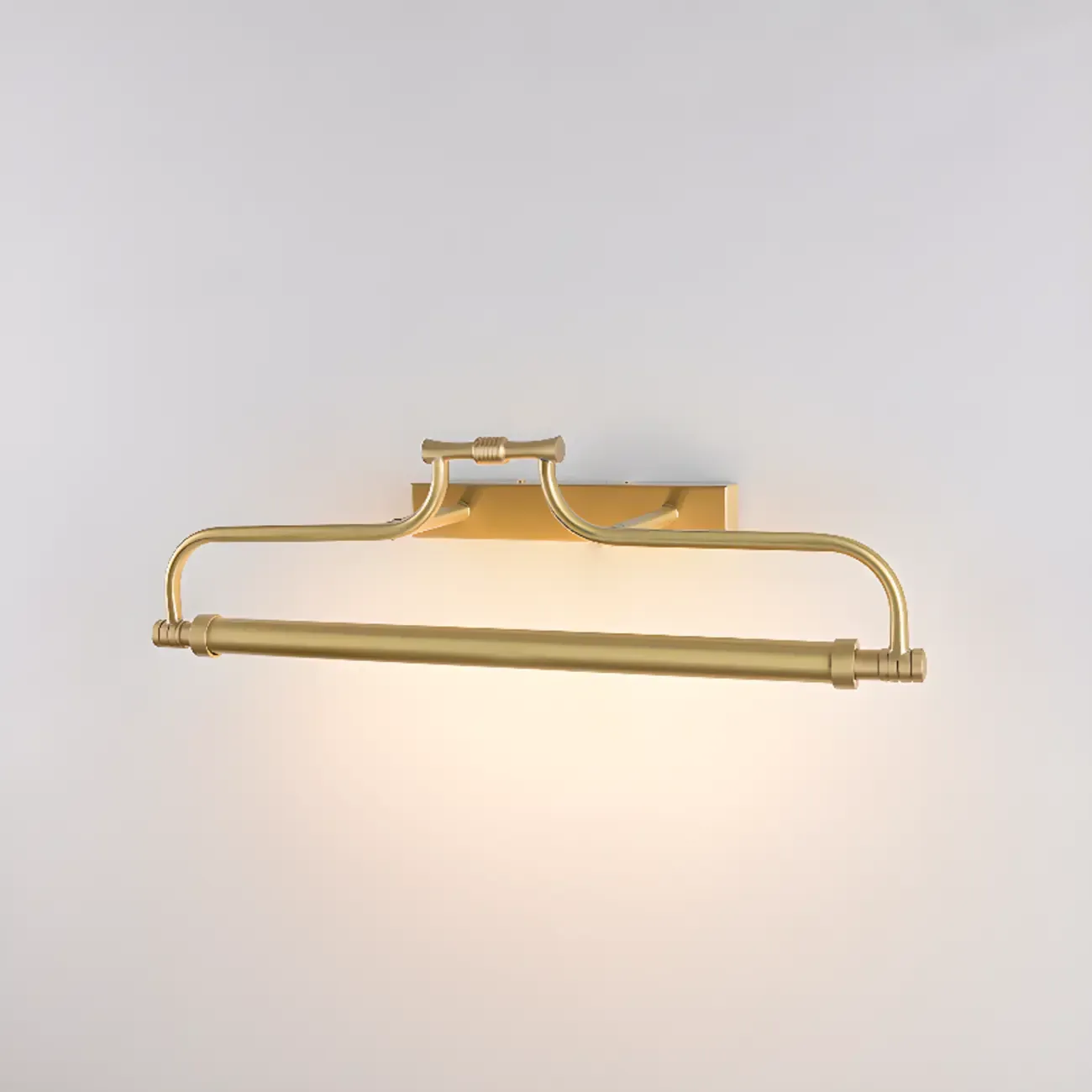 Brass Angular LED Vanity Light with Classic Design Image - 11