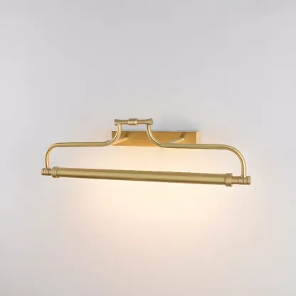 Brass Angular LED Vanity Light with Classic Design Image - 11