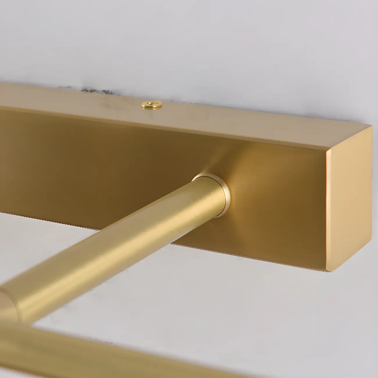 Brass Angular LED Vanity Light with Classic Design Image - 13 | homeyfad