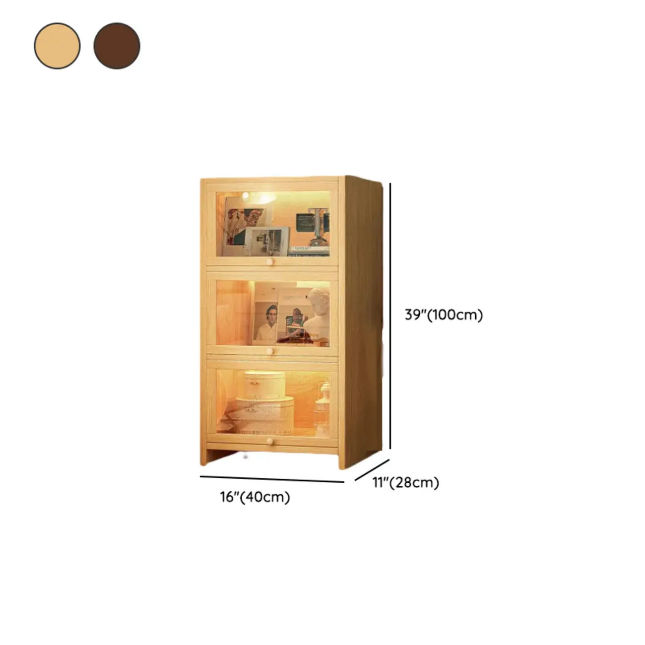 Contemporary Vertical Nut-Brown Wooden 5-Shelf Bookcase  Image - 33 | homeyfad