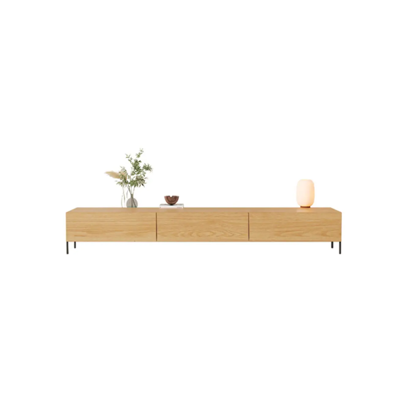 Modern Wood TV Stand in Nut-Brown with Drawers | homeyfad