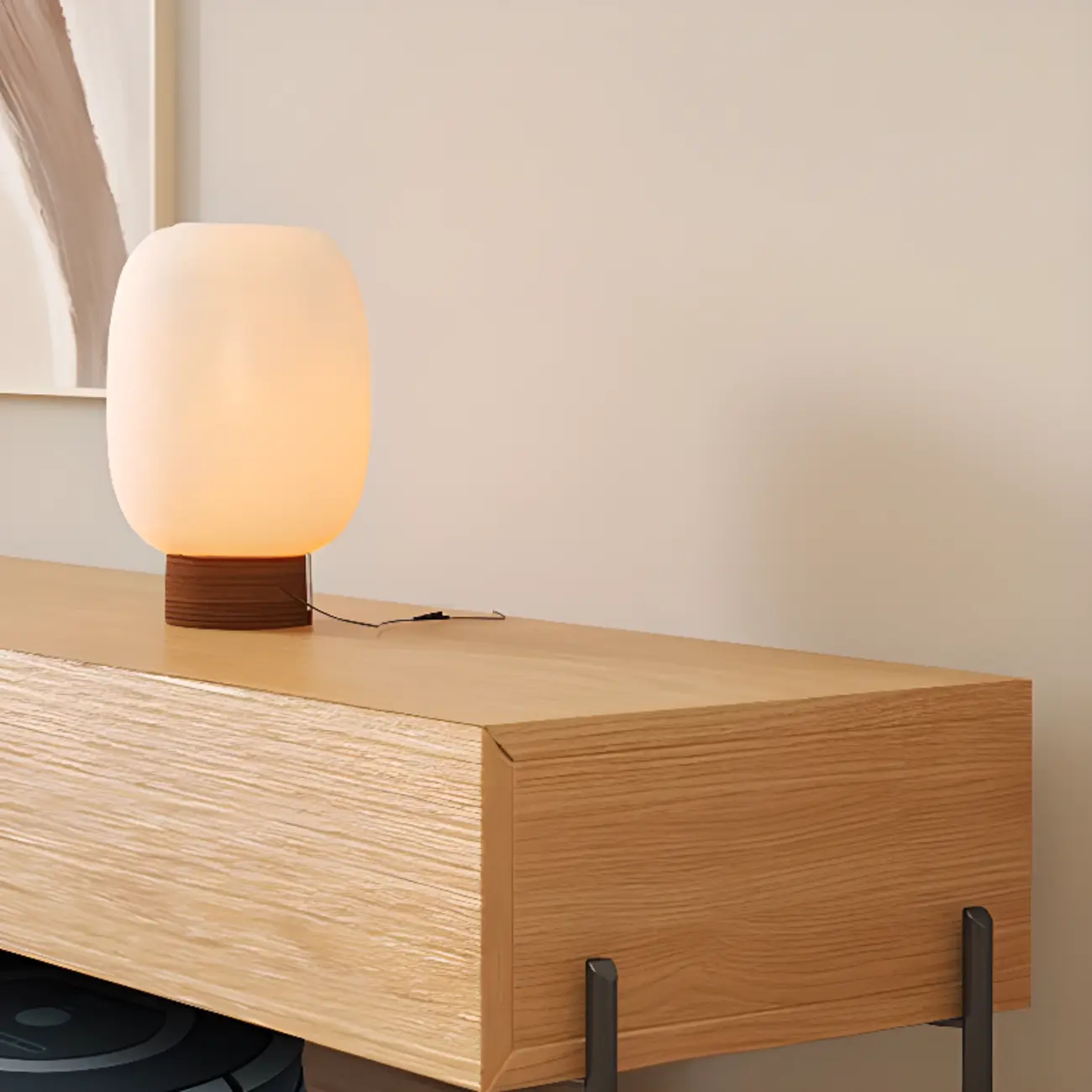 Modern Wood TV Stand in Nut-Brown with Drawers | homeyfad