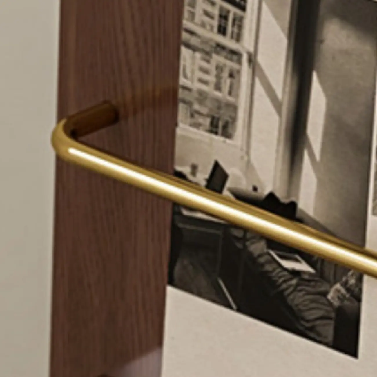 Unique Arched Closed Back Wood Wall Unit Bookcase Image - 11 | homeyfad