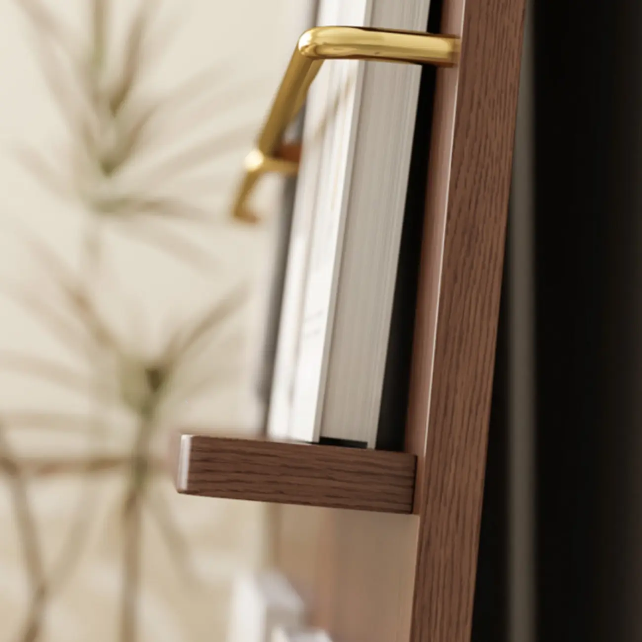 Unique Arched Closed Back Wood Wall Unit Bookcase Image - 12 | homeyfad