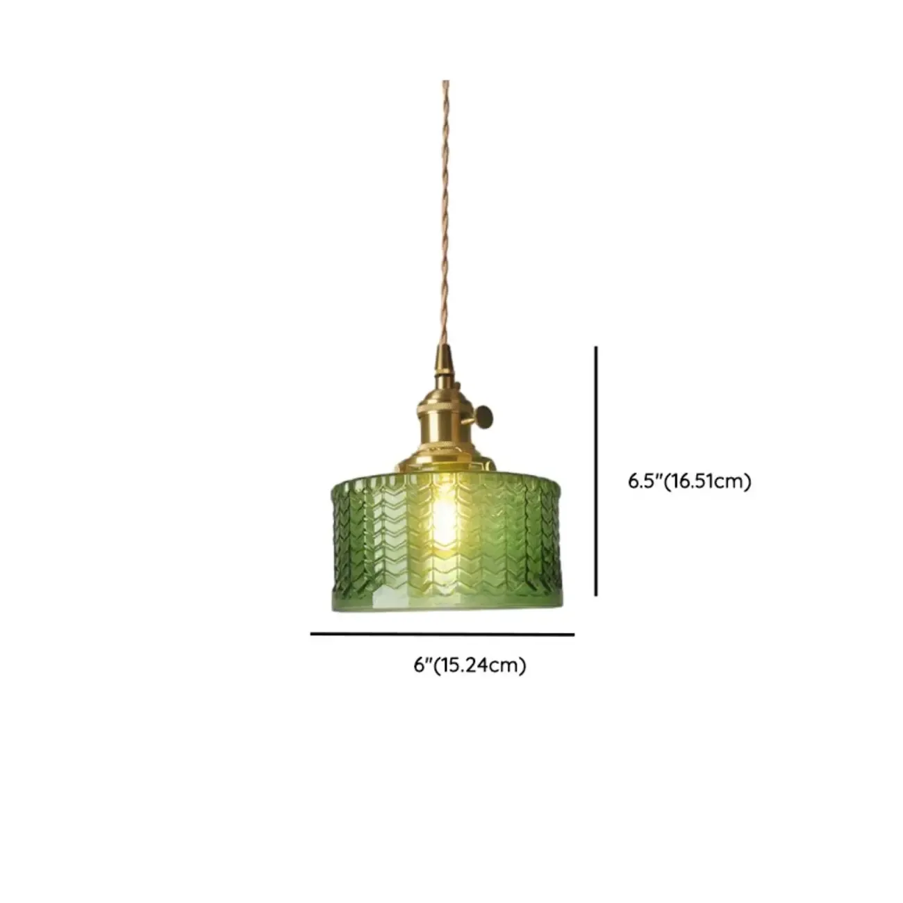 Modern Glass Pendant Light Green Flower Design Image - 20