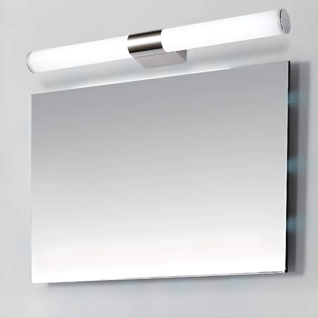 Contemporary Simple Cylinder White Vanity Light Image - 2 | homeyfad