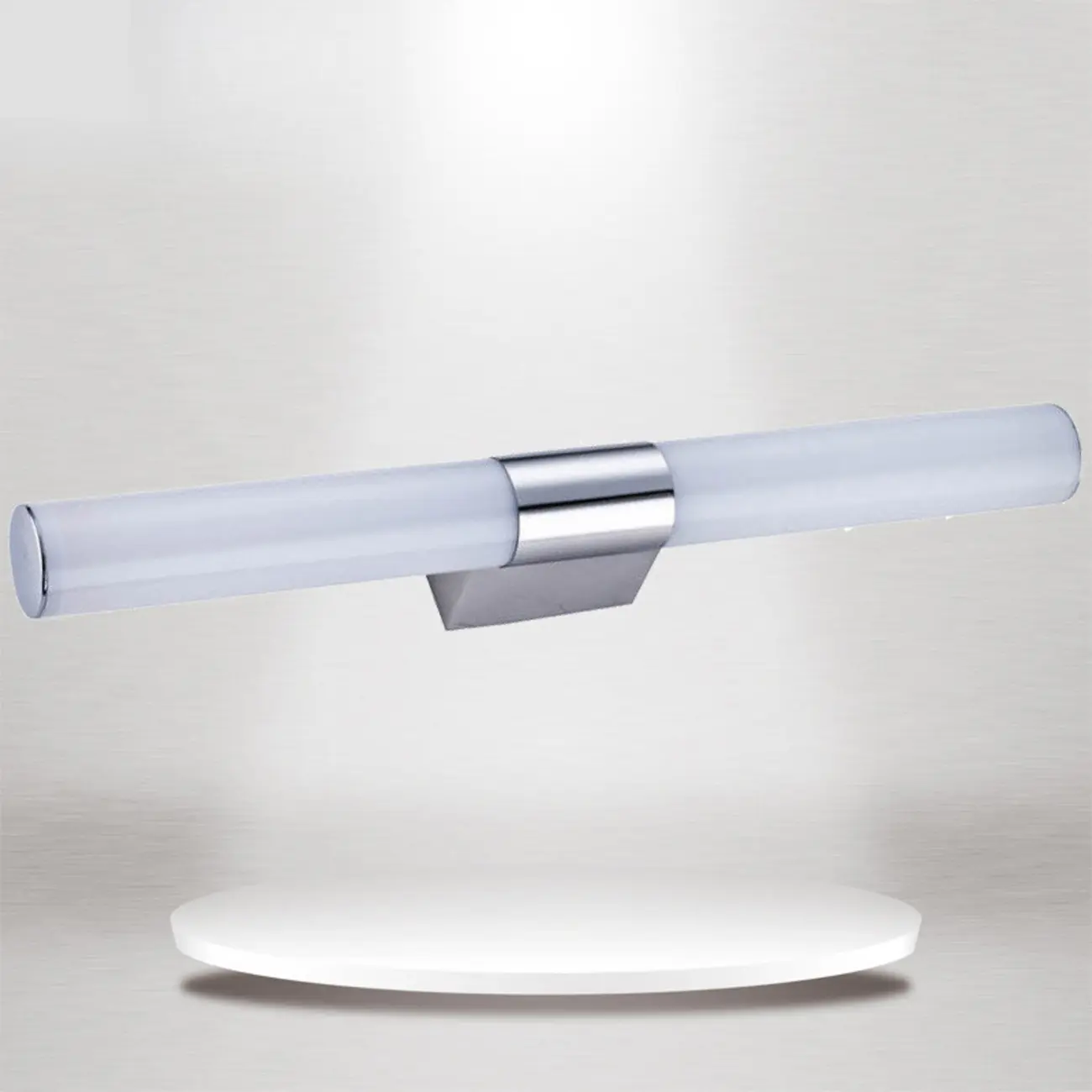 Contemporary Simple Cylinder White Vanity Light Image - 8 | homeyfad
