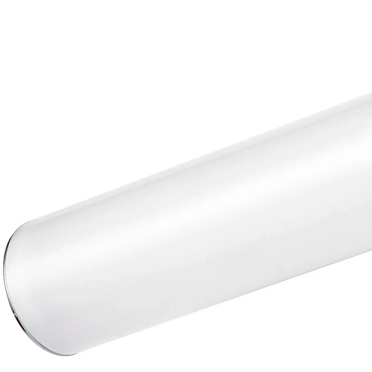 Contemporary Simple Cylinder White Vanity Light Image - 10