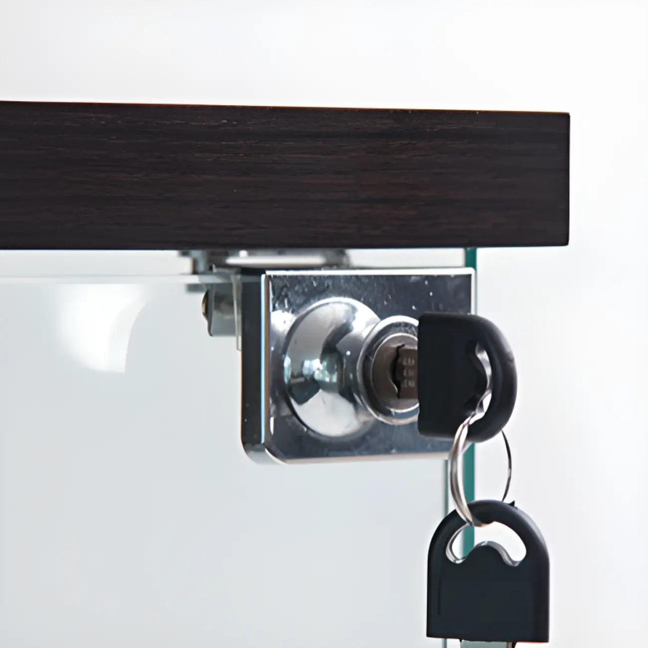 Black Adjustable Shelf Open Storage Glass Display Cabinet Image - 15 | homeyfad