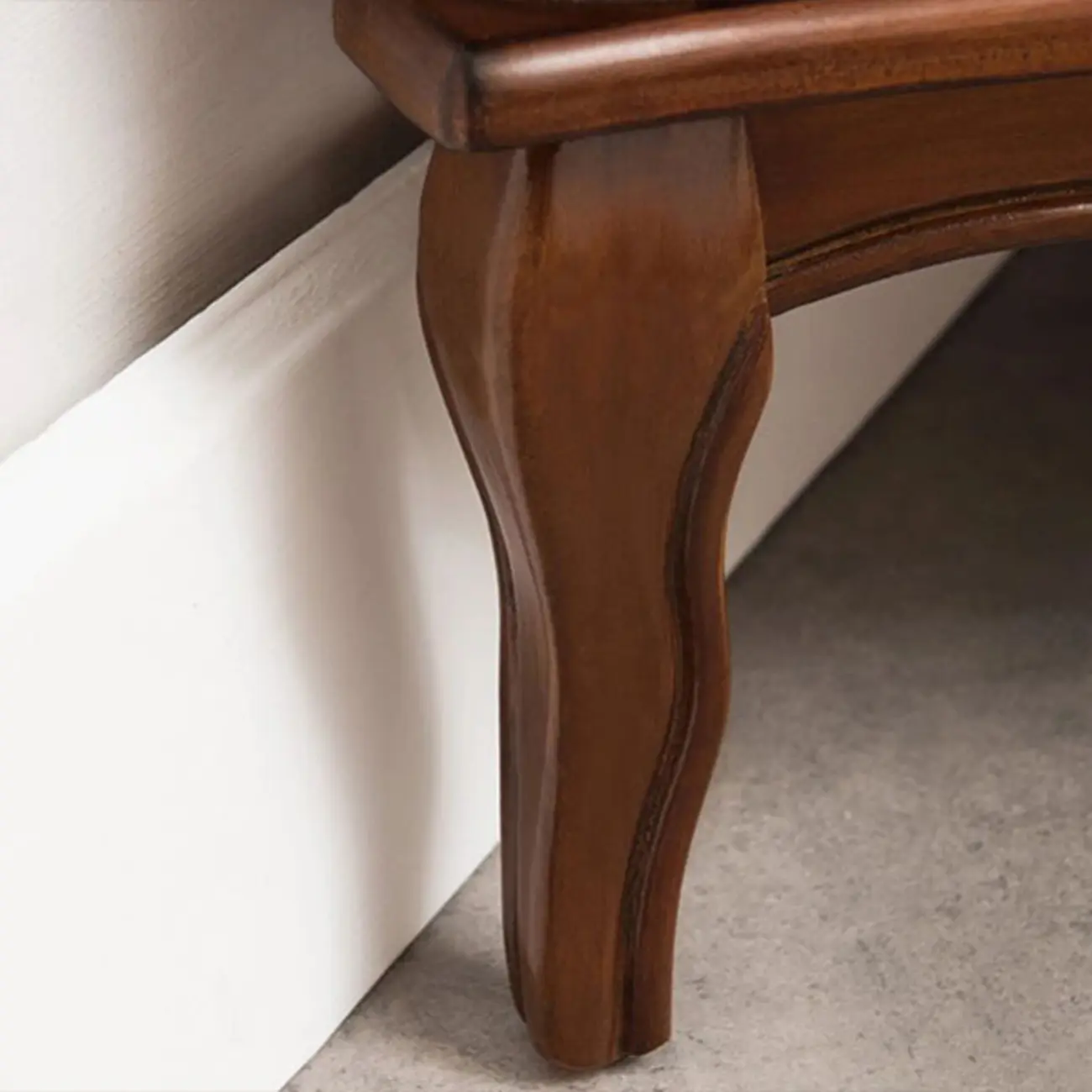 Mid-Century Modern Brown Wooden Small Corner Storage Cabinet Image - 8 | homeyfad