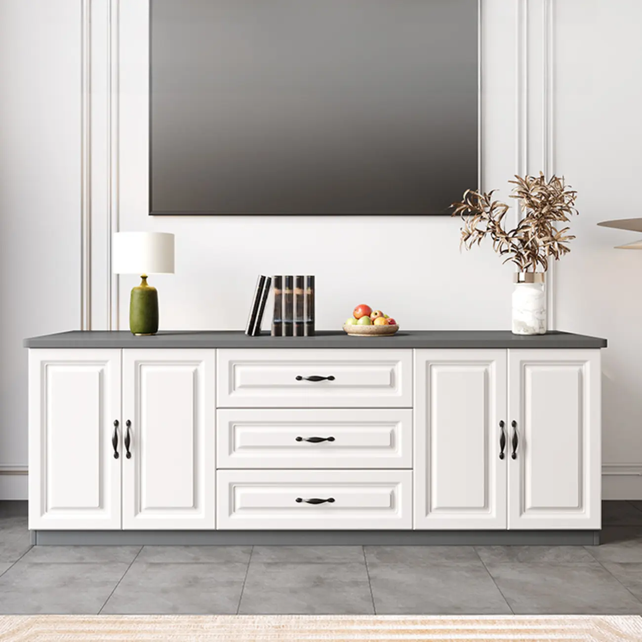 Modern Wooden TV Stand with Storage for Living Room Image - 14 | homeyfad