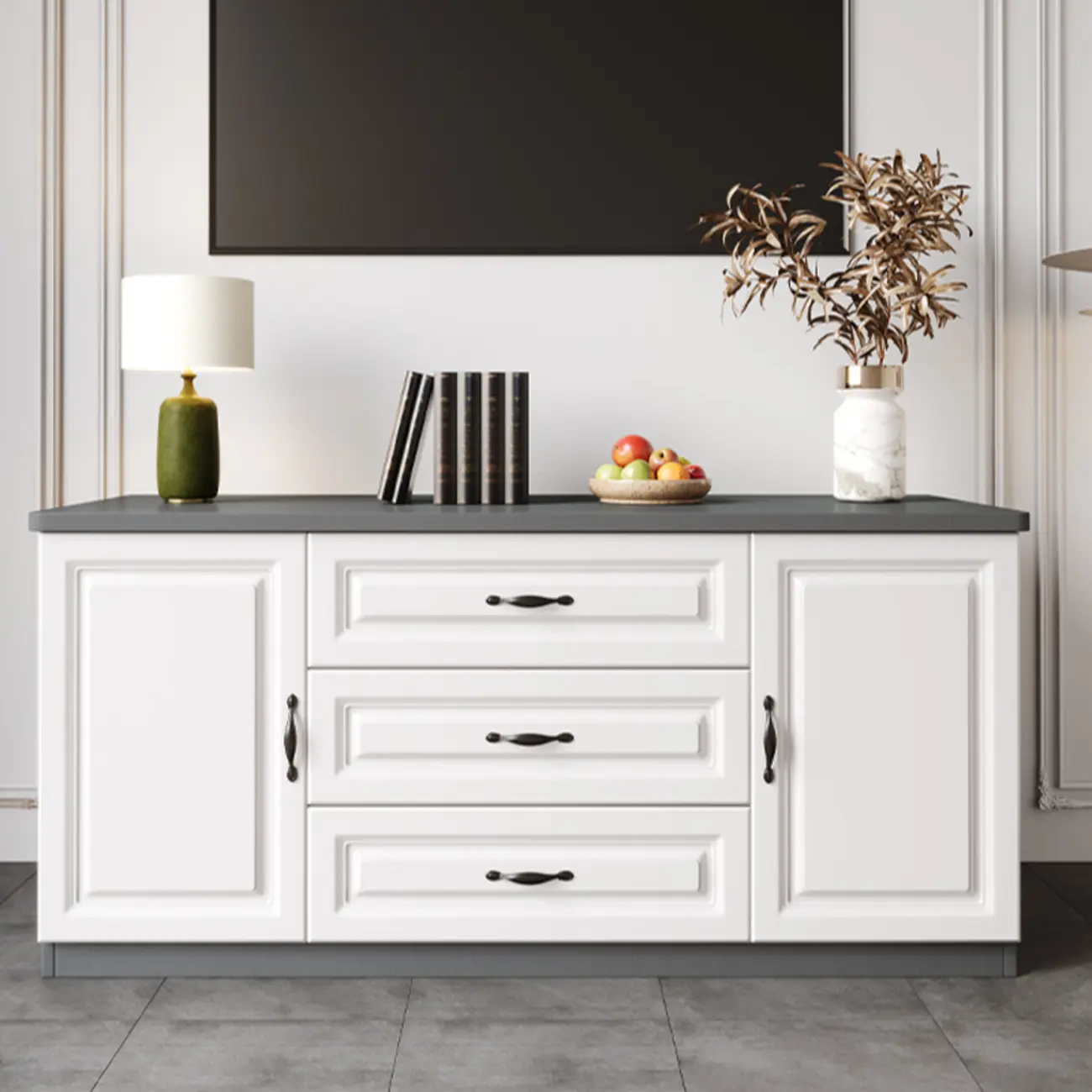 Modern Wooden TV Stand with Storage for Living Room Image - 19 | homeyfad