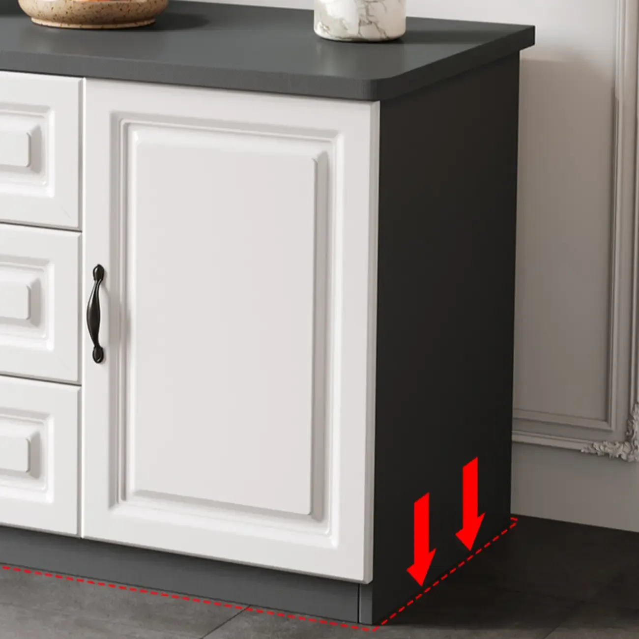 Modern Wooden TV Stand with Storage for Living Room Image - 8