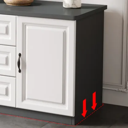 Modern Wooden TV Stand with Storage for Living Room Image - 8