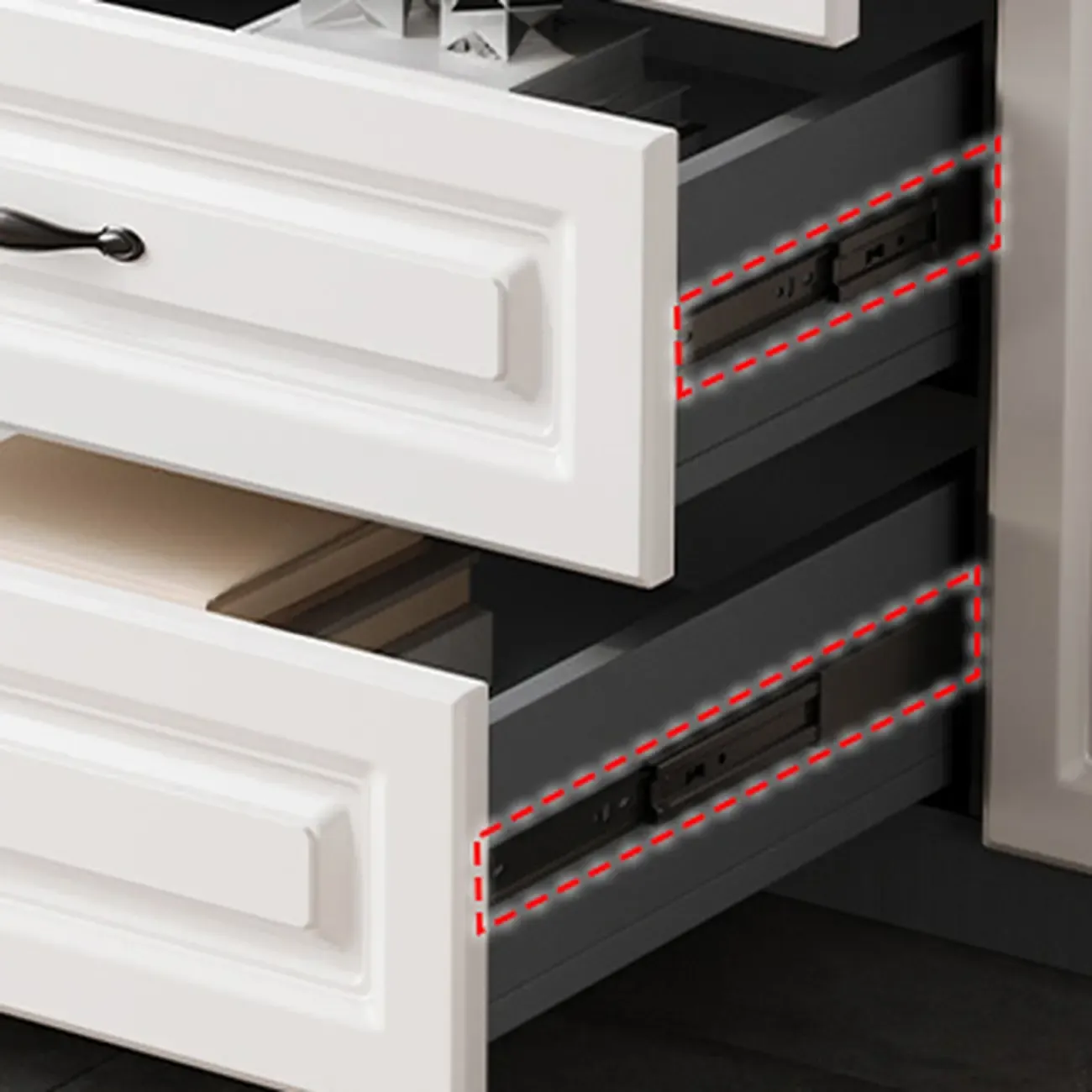 Modern Wooden TV Stand with Storage for Living Room Image - 7