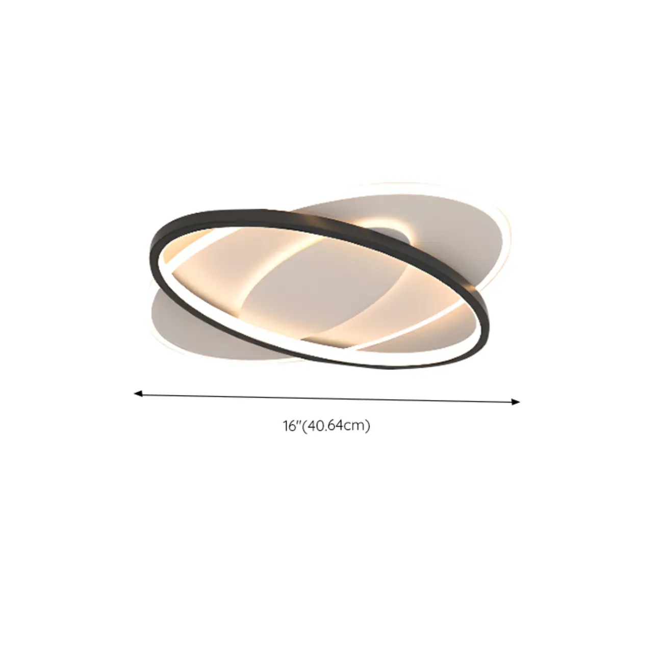 3-Light Flush Mount Ceiling Light with Dimmable & Remote  #size | homeyfad