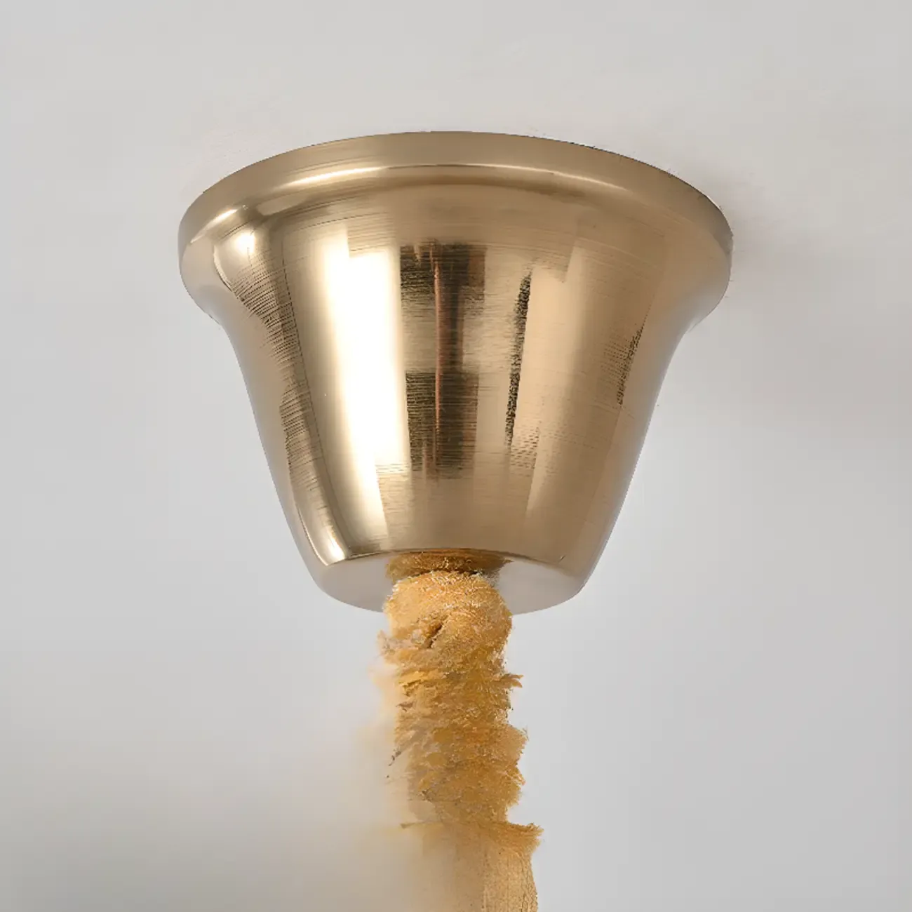 Modern Adjustable Gold Flower Glass Chandelier 6/8 Lights Image - 9