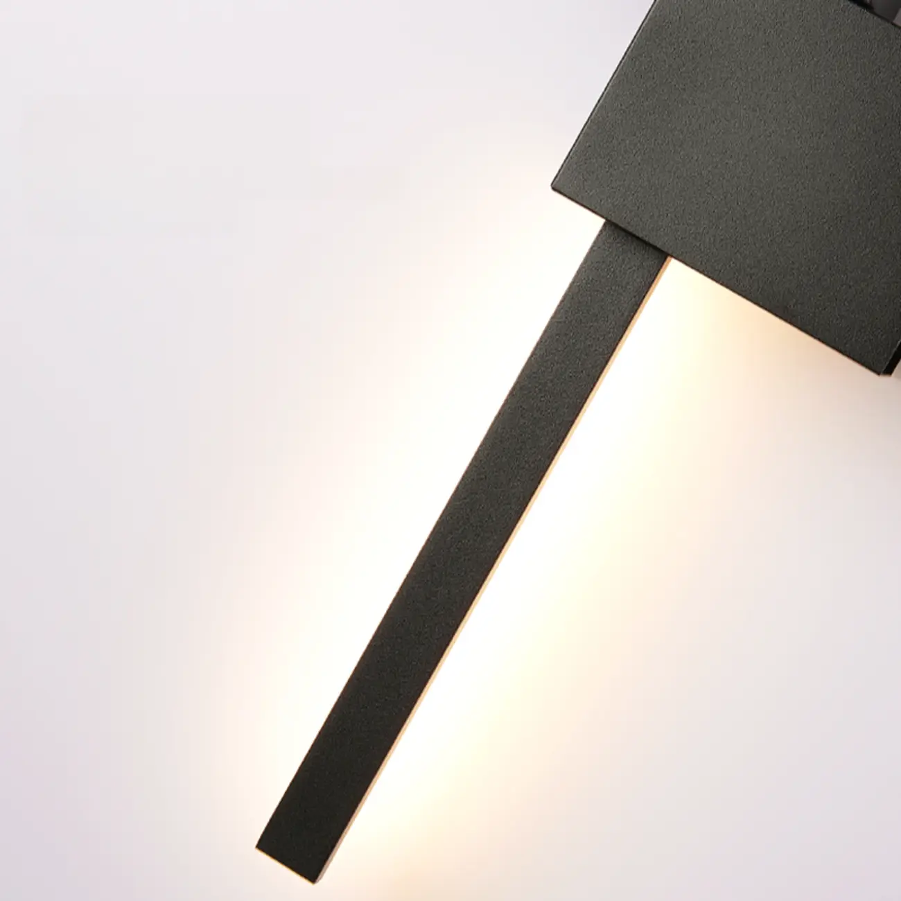 Large Stylish Black Geometric LED 4-Light Wall Sconce | homeyfad