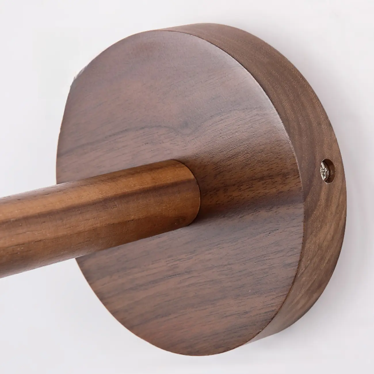 Modern Wood Wall Sconce with Glass Shade Image - 4 | homeyfad