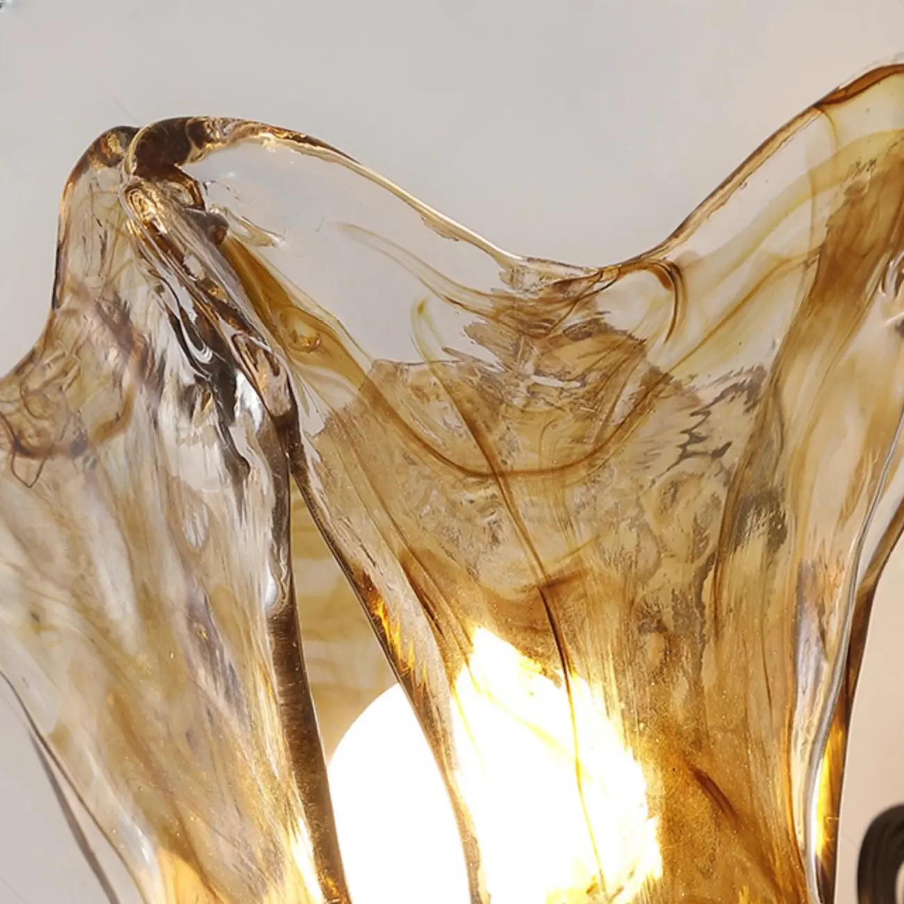 Rustic Geometric Wall Light with Glass Shade Image - 8 | homeyfad