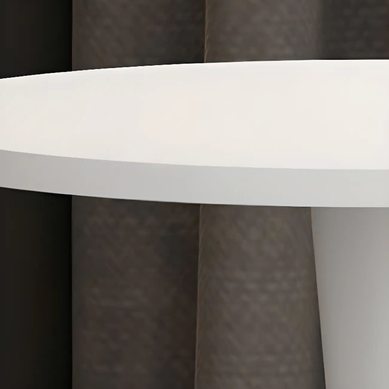 Modern Matte Black Metal Pedestal Round Wood Bar Tables Image - 5 | homeyfad