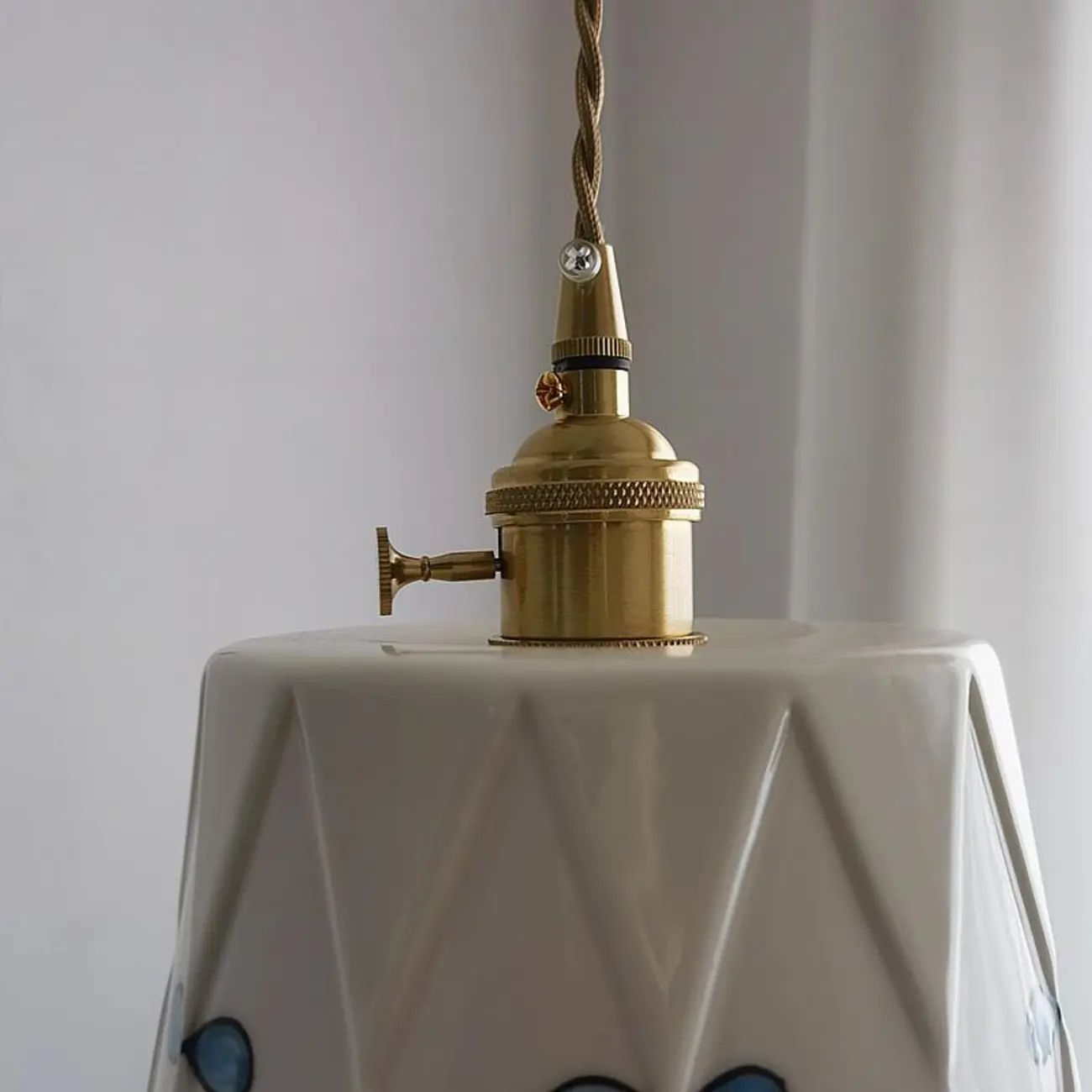 Vintage Ceramic LED Hanging Pendant Light Fixture for Indoor  Image - 10 | homeyfad