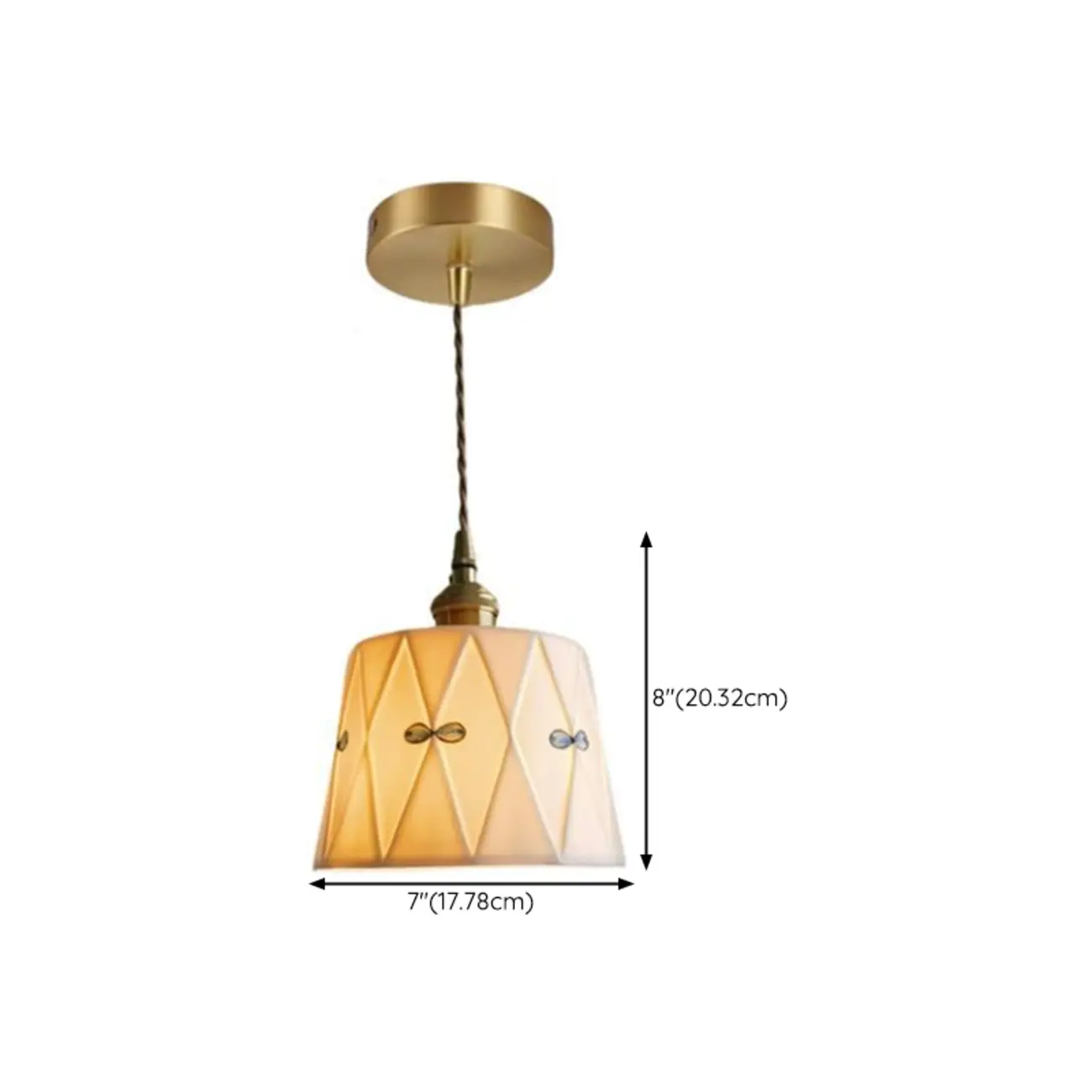 Vintage Ceramic LED Hanging Pendant Light Fixture for Indoor  Image - 13 | homeyfad