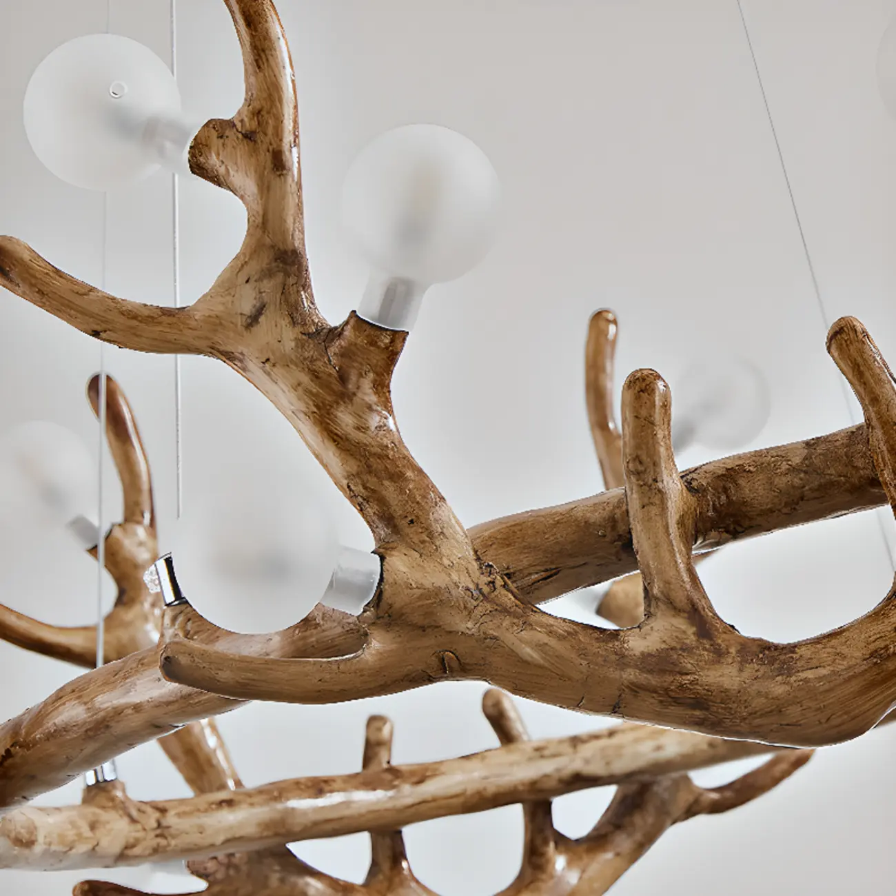 Modern Rustic Antler 18-Light Chandelier for Living Room Image - 4 | homeyfad